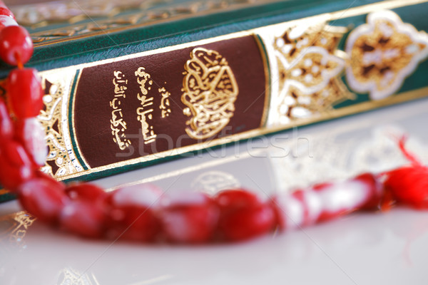 Stock photo: The Masbaha, also known as Tasbih with the Quran
