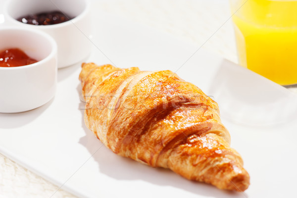 Croissants are typically served for breakfast Stock photo © SophieJames