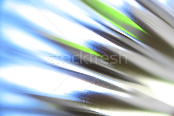 Metallic Reflexion seicht Bereich blau grünen Stock foto © soupstock