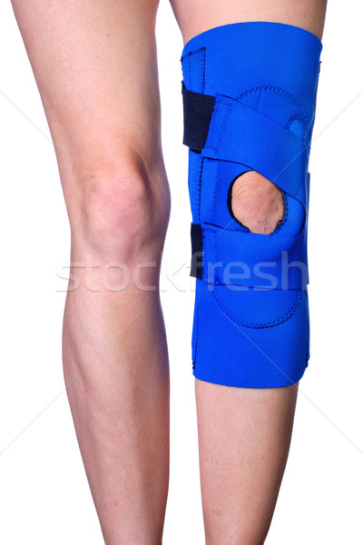 Knee in Knee Brace after an injury Stock photo © soupstock