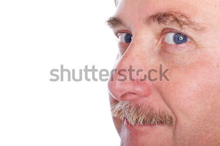 Stock photo: Closeup of a man's face