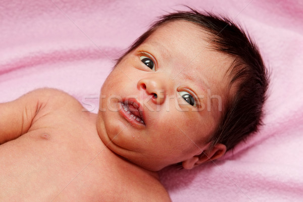 Baby primo piano uno settimana vecchio Foto d'archivio © soupstock
