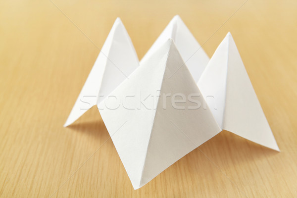 Paper Cootie Catcher Stock photo © soupstock