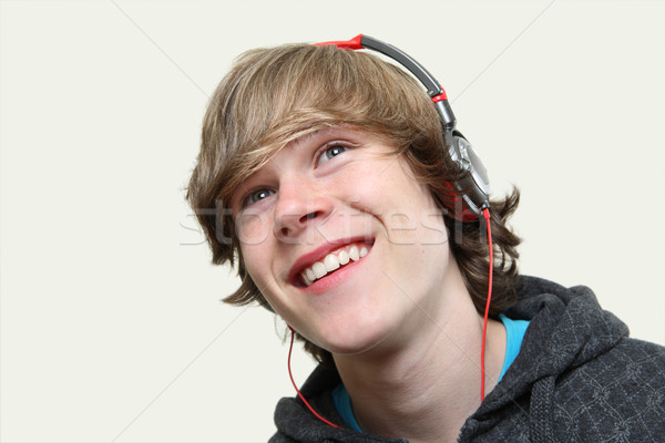 Sorridere teen ragazzo felice moda Foto d'archivio © soupstock