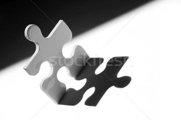 Jigsaw man Stock photo © spanishalex