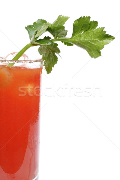 Stockfoto: Bloedig · cocktail · selderij · garnering · glas · restaurant