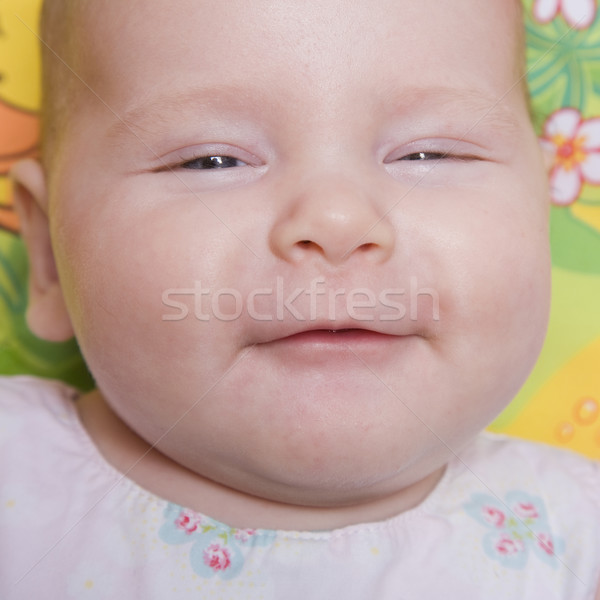 Baba portré színes lány arc boldog Stock fotó © spanishalex