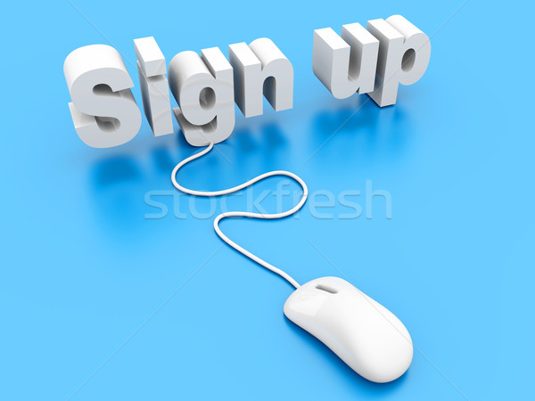 Sign up Stock photo © Spectral