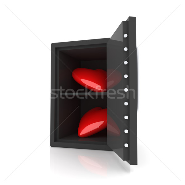 Hearts in a safe Stock photo © Spectral