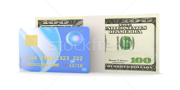 Credit Card and Cash		 Stock photo © Spectral