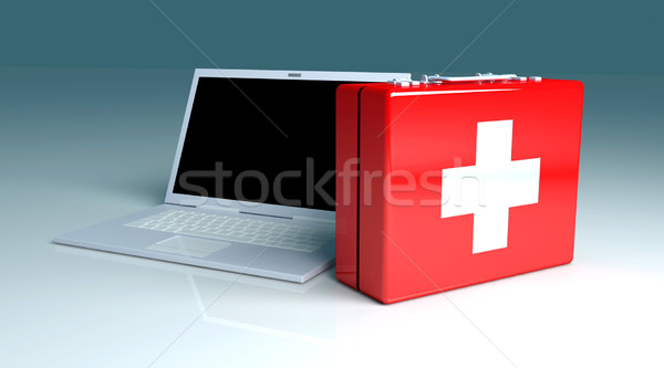 Laptop First aid	 Stock photo © Spectral
