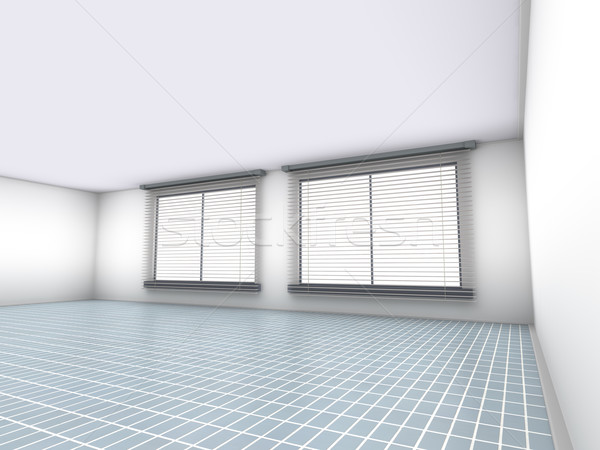 Vacío oficina 3D prestados ilustración habitación Foto stock © Spectral