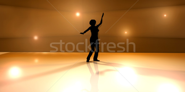 舞池 3D 呈現 插圖 音樂 跳舞 商業照片 © Spectral
