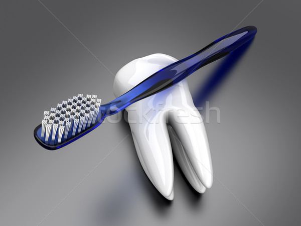 Toothbrush with a Tooth	 Stock photo © Spectral