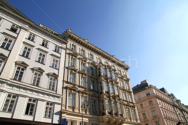 Arquitetura histórica centro Viena Áustria europa janela Foto stock © Spectral