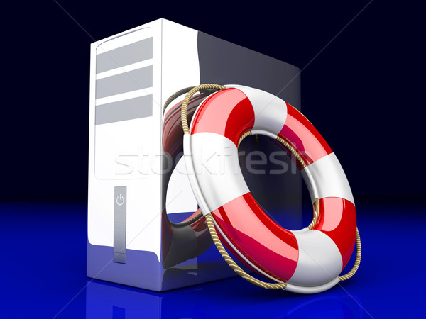 Desktop PC Life Belt Stock photo © Spectral