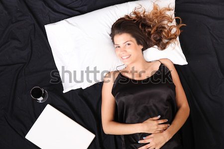 Young woman sleeping with Eyeshades	 Stock photo © Spectral
