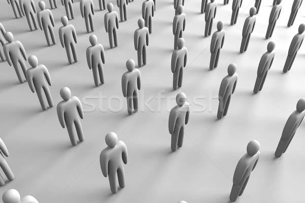 Icon Crowd Stock photo © Spectral