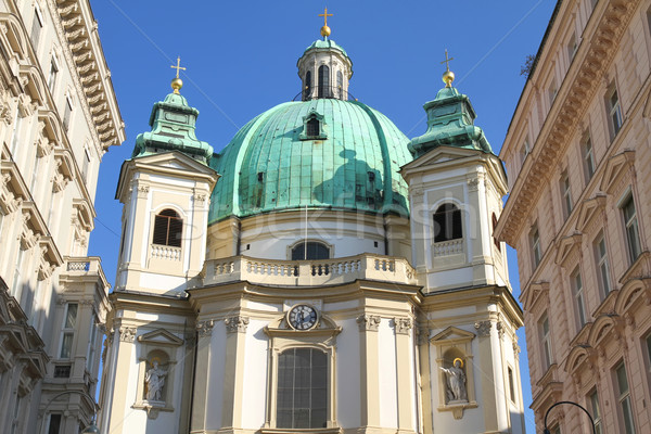 Stock photo: View on the Peterskirche in Vienna