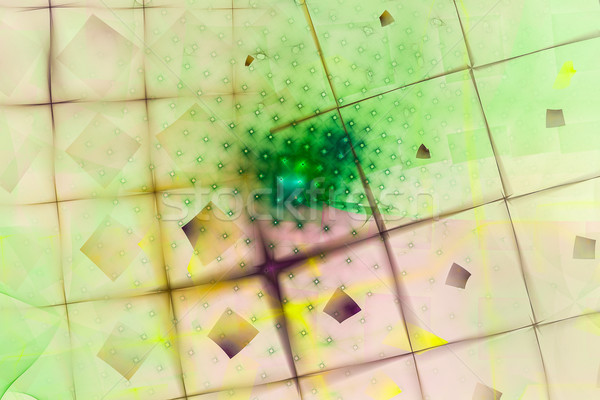 Abstract fractal flacără algoritmul proiect fundal Imagine de stoc © Spectral