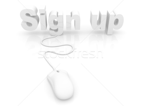 Sign up Stock photo © Spectral