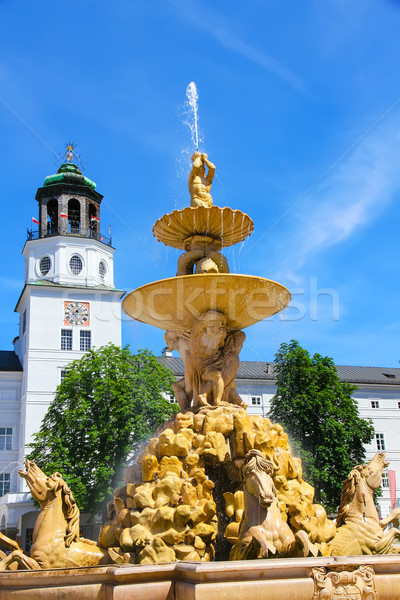 Residenz Fountain in Salzburg Stock photo © Spectral