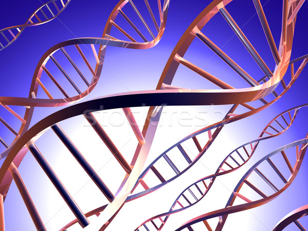 DNA鑑定を 3D レンダリング ダブル 医療 ストックフォト © Spectral