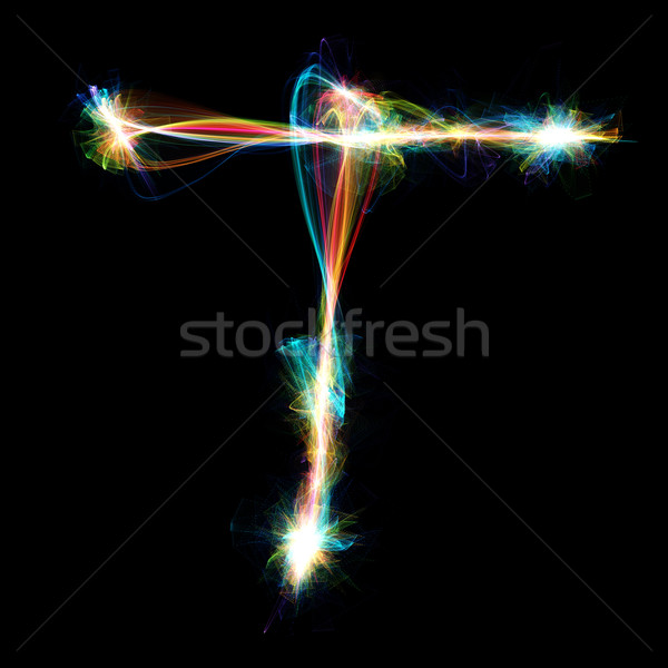 Plasma Letter - T	 Stock photo © Spectral