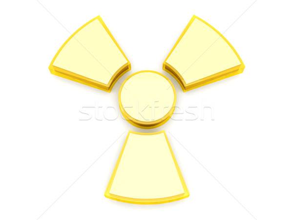 Radioactive sign Stock photo © Spectral