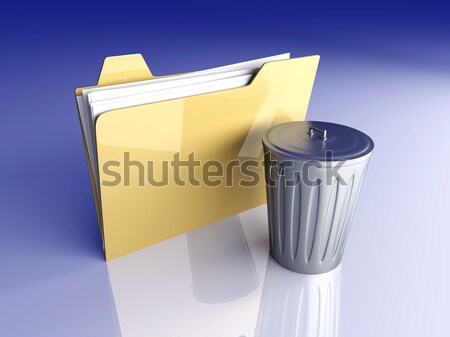 Trashed document		 Stock photo © Spectral