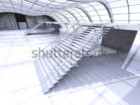 Futuristic Airport Interior		 Stock photo © Spectral