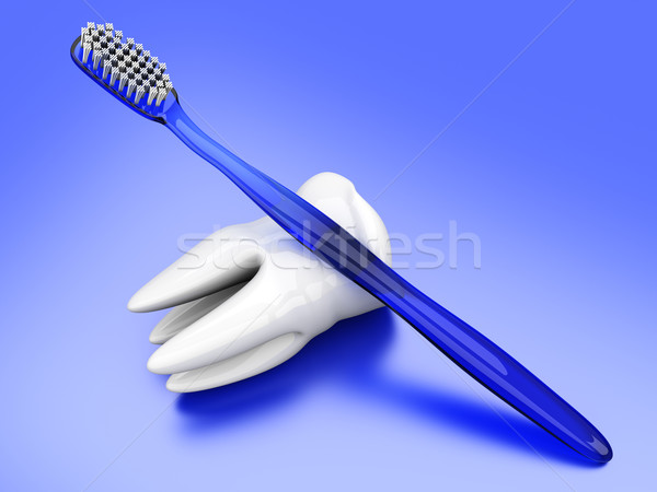Toothbrush with a Tooth	 Stock photo © Spectral