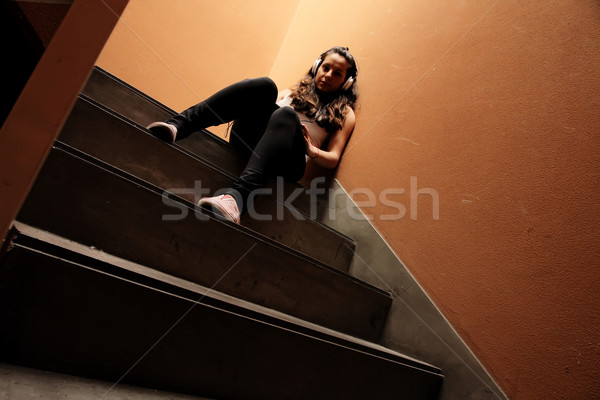 Melancholic Stairway Stock photo © Spectral
