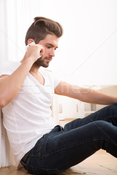 On the phone		 Stock photo © Spectral