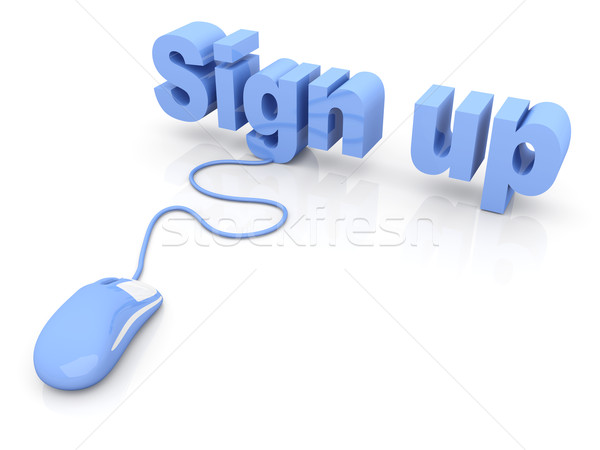 Sign up Stock photo © Spectral