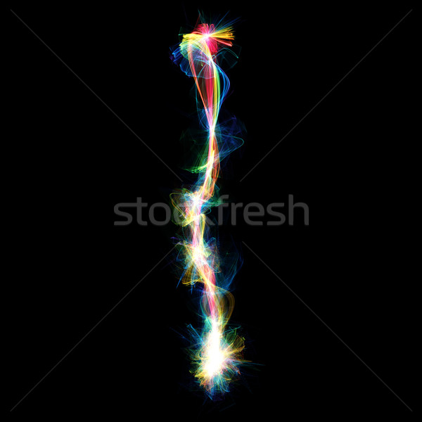 Plazma mektup dijital dışarı enerji dizayn Stok fotoğraf © Spectral