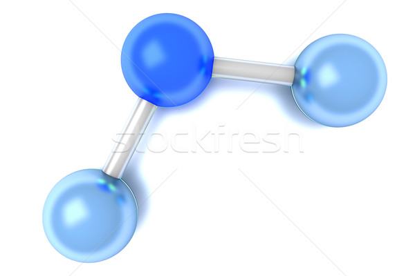 Stock fotó: Víz · 3D · renderelt · illusztráció · kék · tudomány