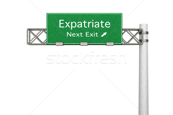 шоссе знак 3D оказанный иллюстрация следующий выход Сток-фото © Spectral