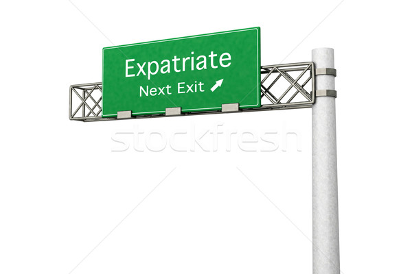 Highway Sign - Expatriate	 Stock photo © Spectral