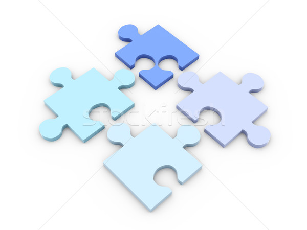 Puzzle Solution Stock photo © Spectral