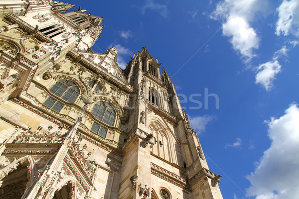 Kathedrale Gebäude Stadt Kirche gotischen Europa Stock foto © Spectral
