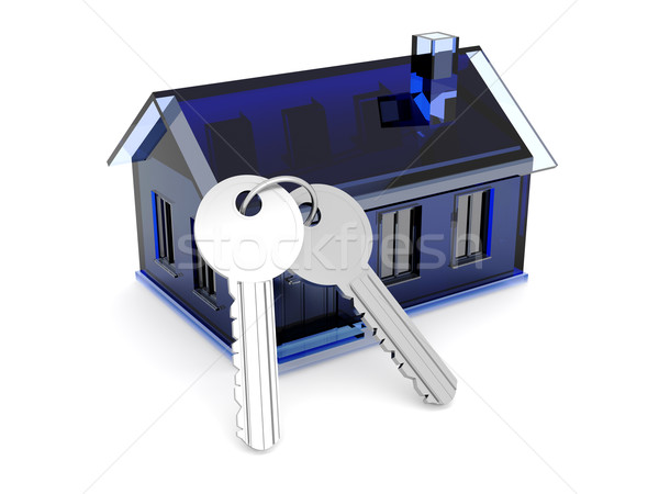 Stock photo: House and Keys