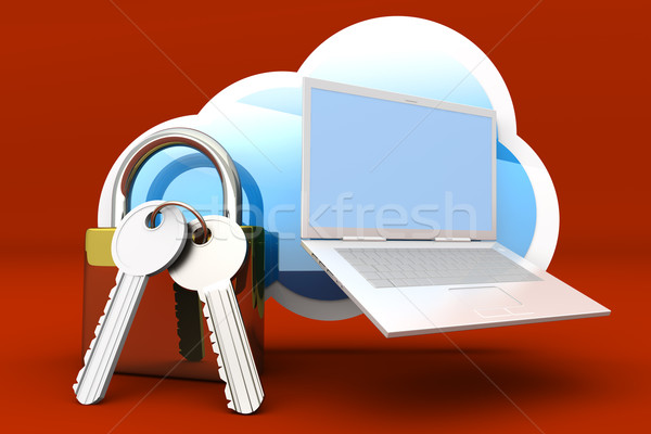 Secure cloud	 Stock photo © Spectral