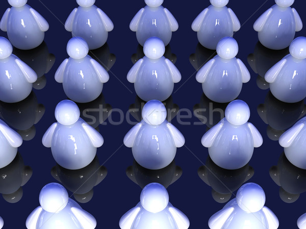 Icon Crowd Stock photo © Spectral