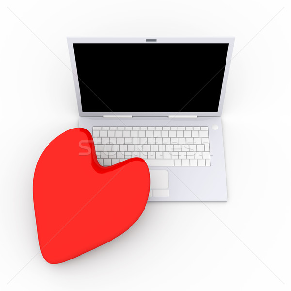 Laptops in Love Stock photo © Spectral