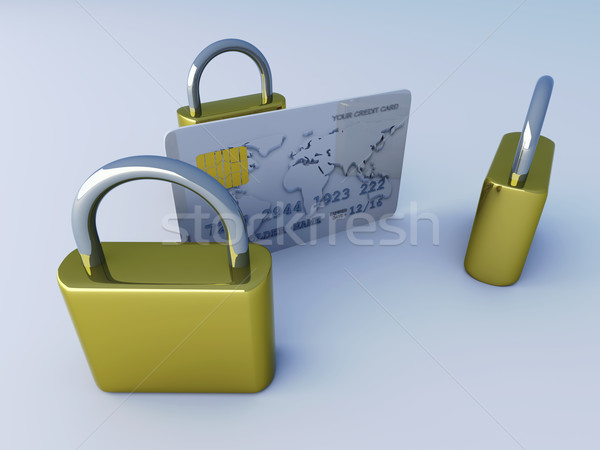 Secure Credit Card Stock photo © Spectral