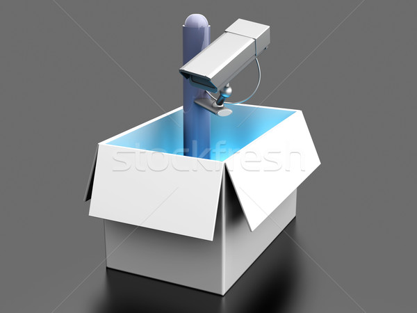 Surveillance out of the Box Stock photo © Spectral