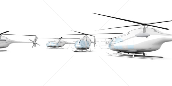 A group of Helicopters Stock photo © Spectral