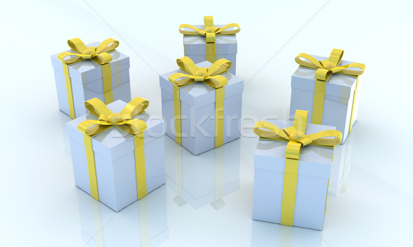 Gift Boxes - Blue Environment Stock photo © Spectral