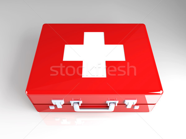 Stock photo: First aid case	